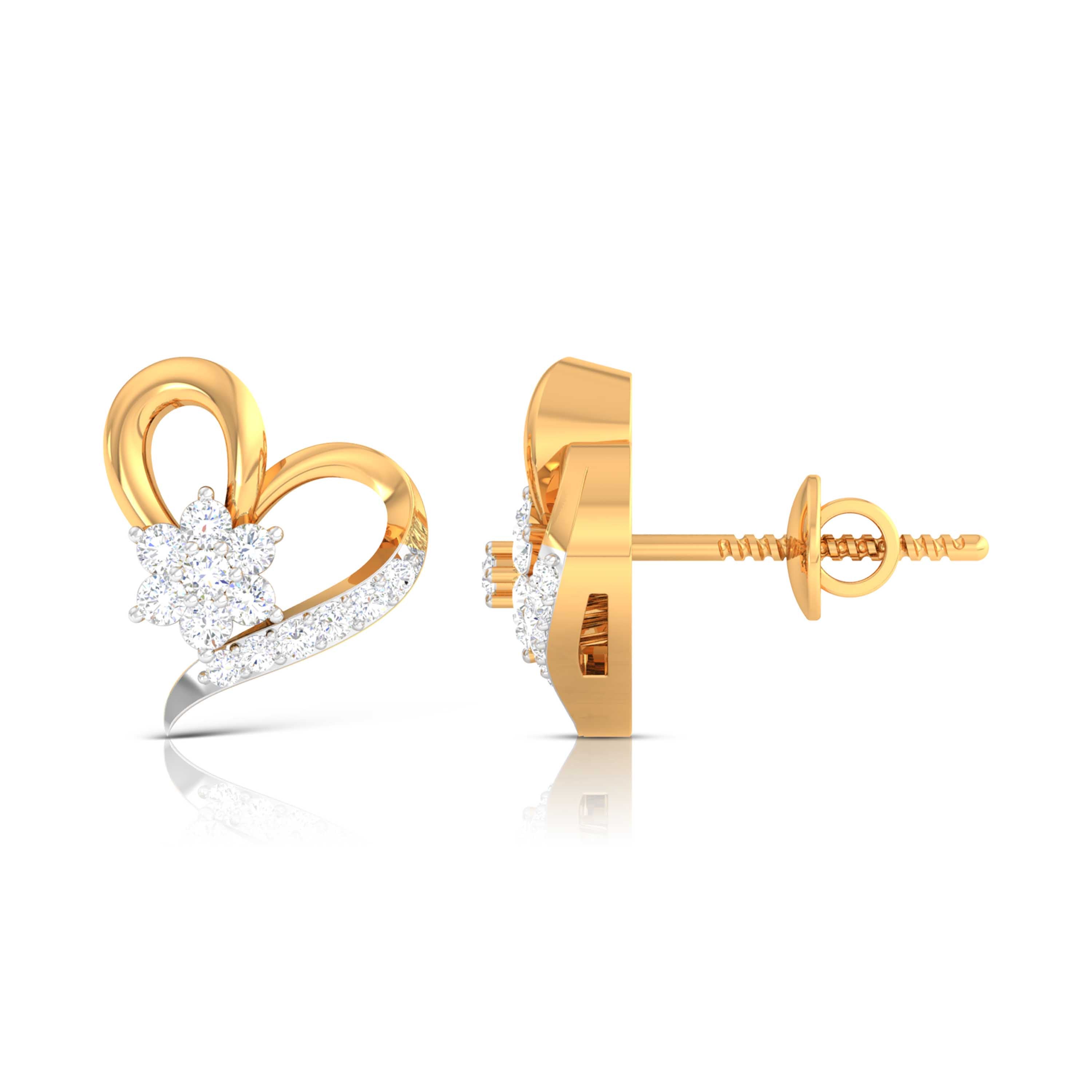 Love, Tied in a Bow Diamond Studs