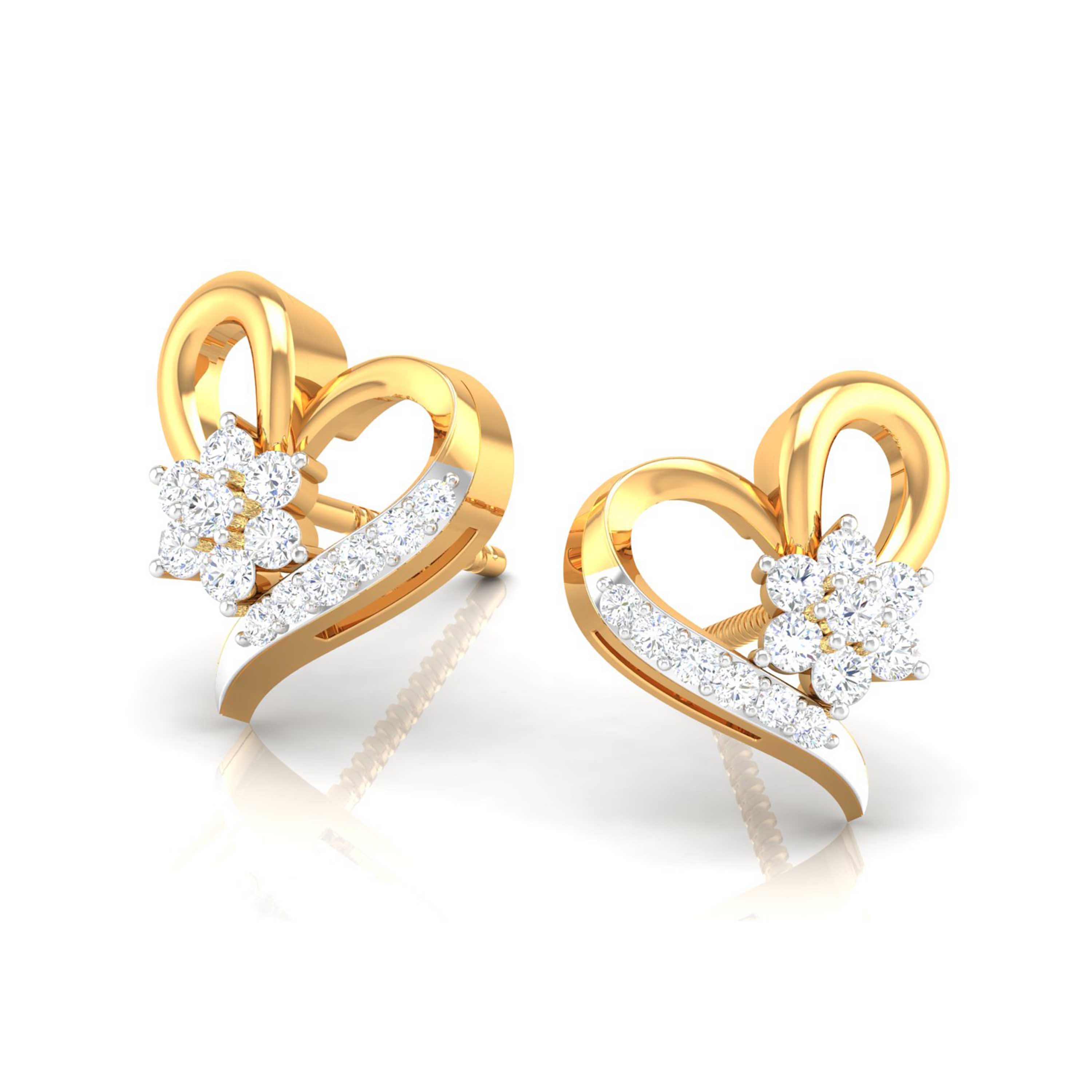 Love, Tied in a Bow Diamond Studs