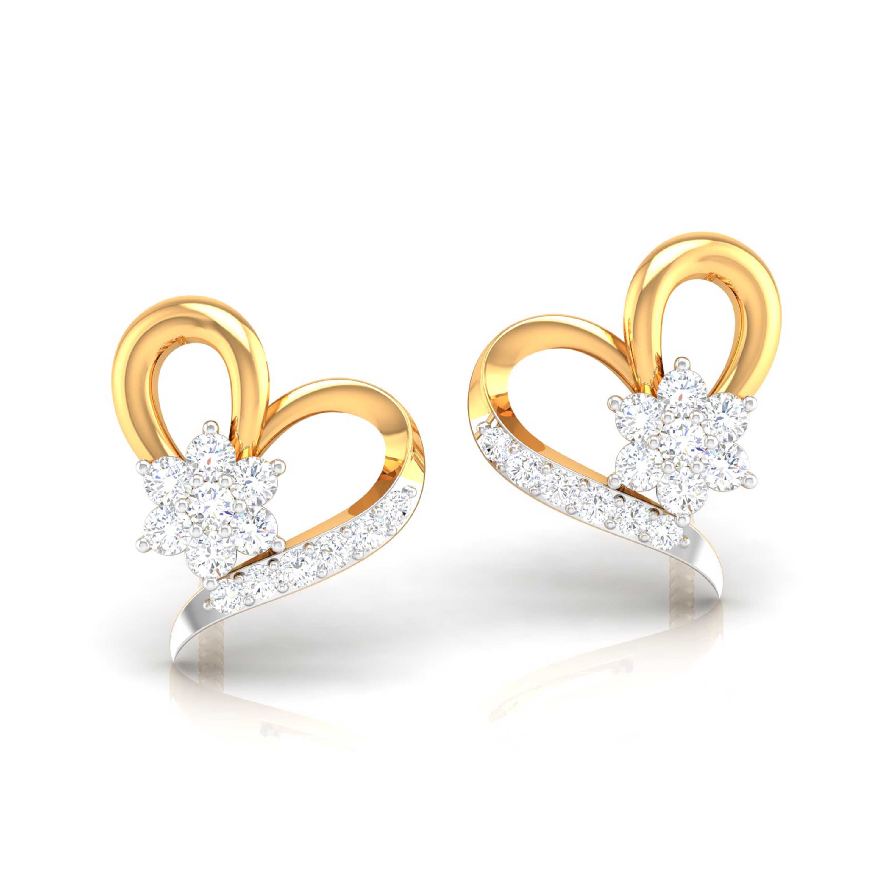 Love, Tied in a Bow Diamond Studs