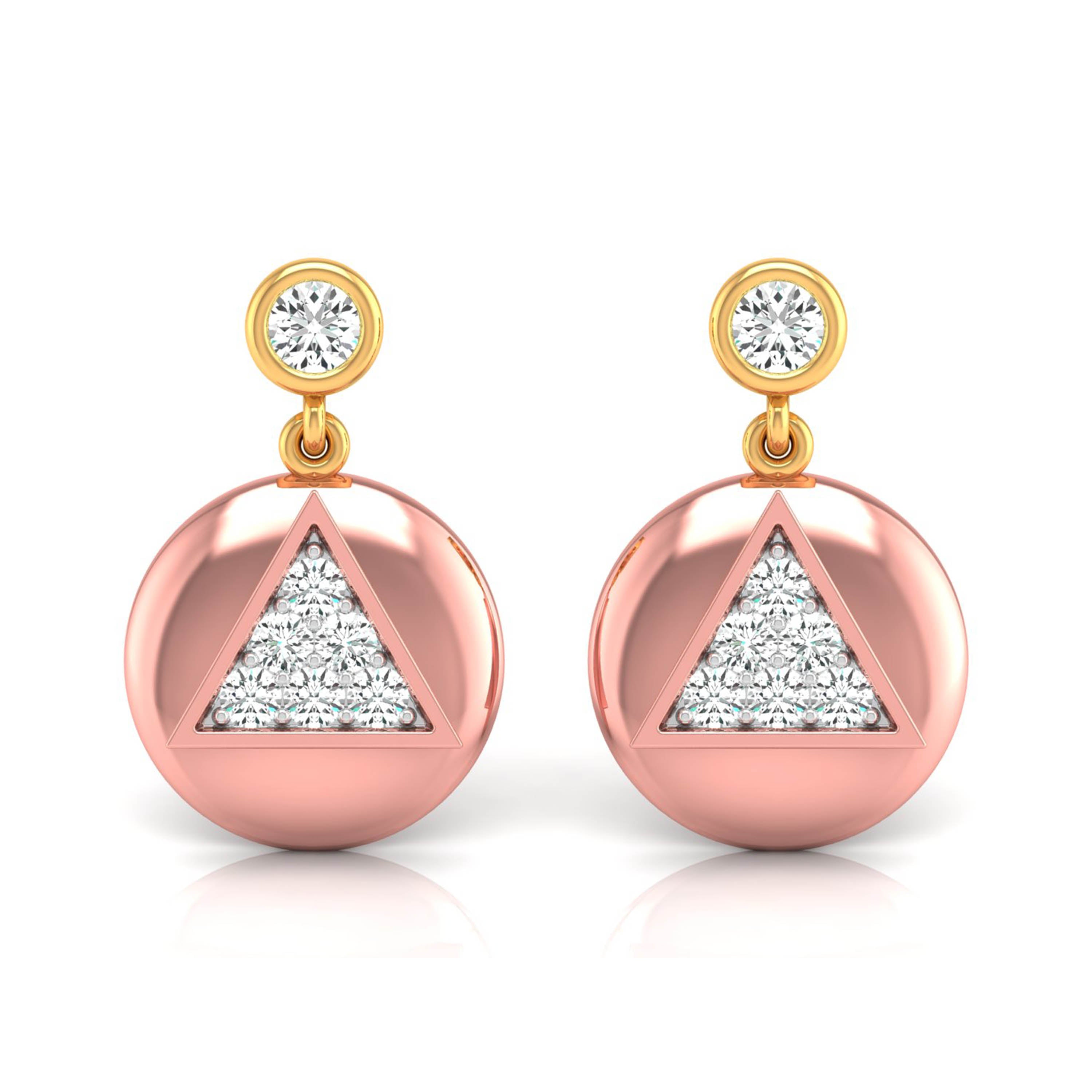 Geometry of Her Own Design Diamond Drops