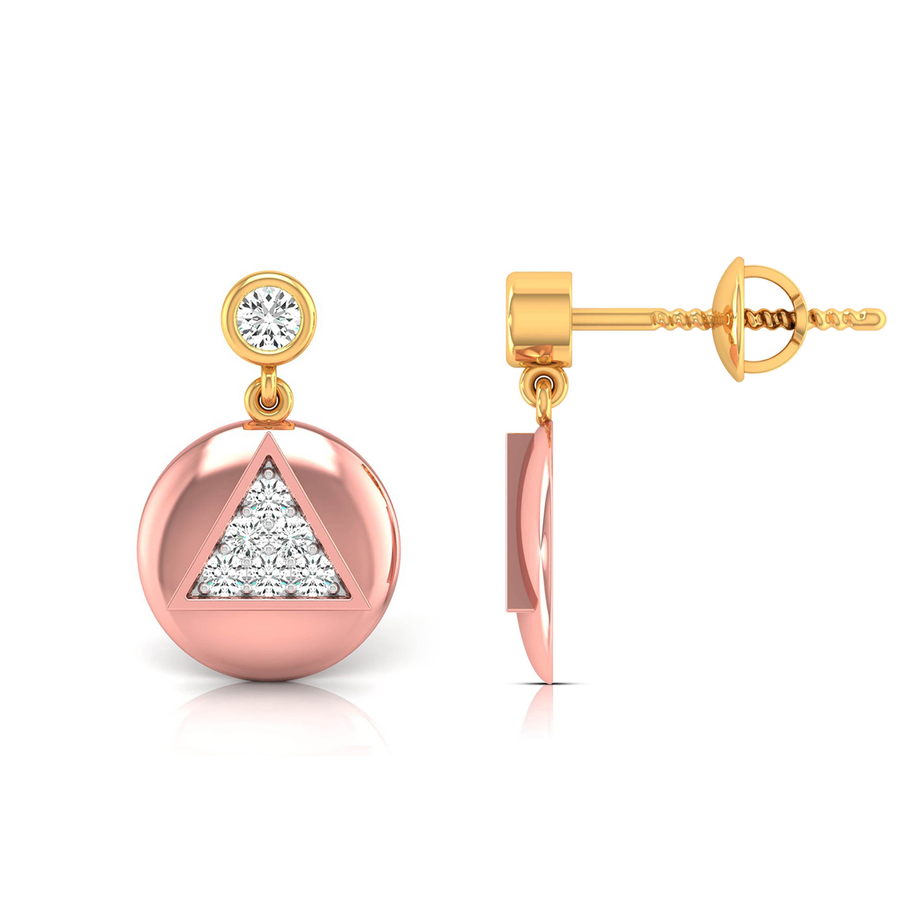 Geometry of Her Own Design Diamond Drops