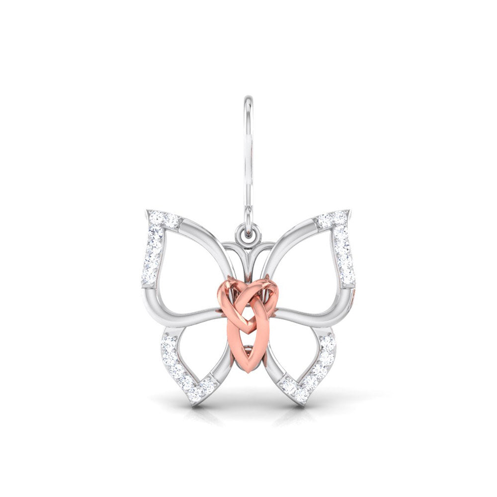 The Weight She Carries Lightly Diamond Hoops