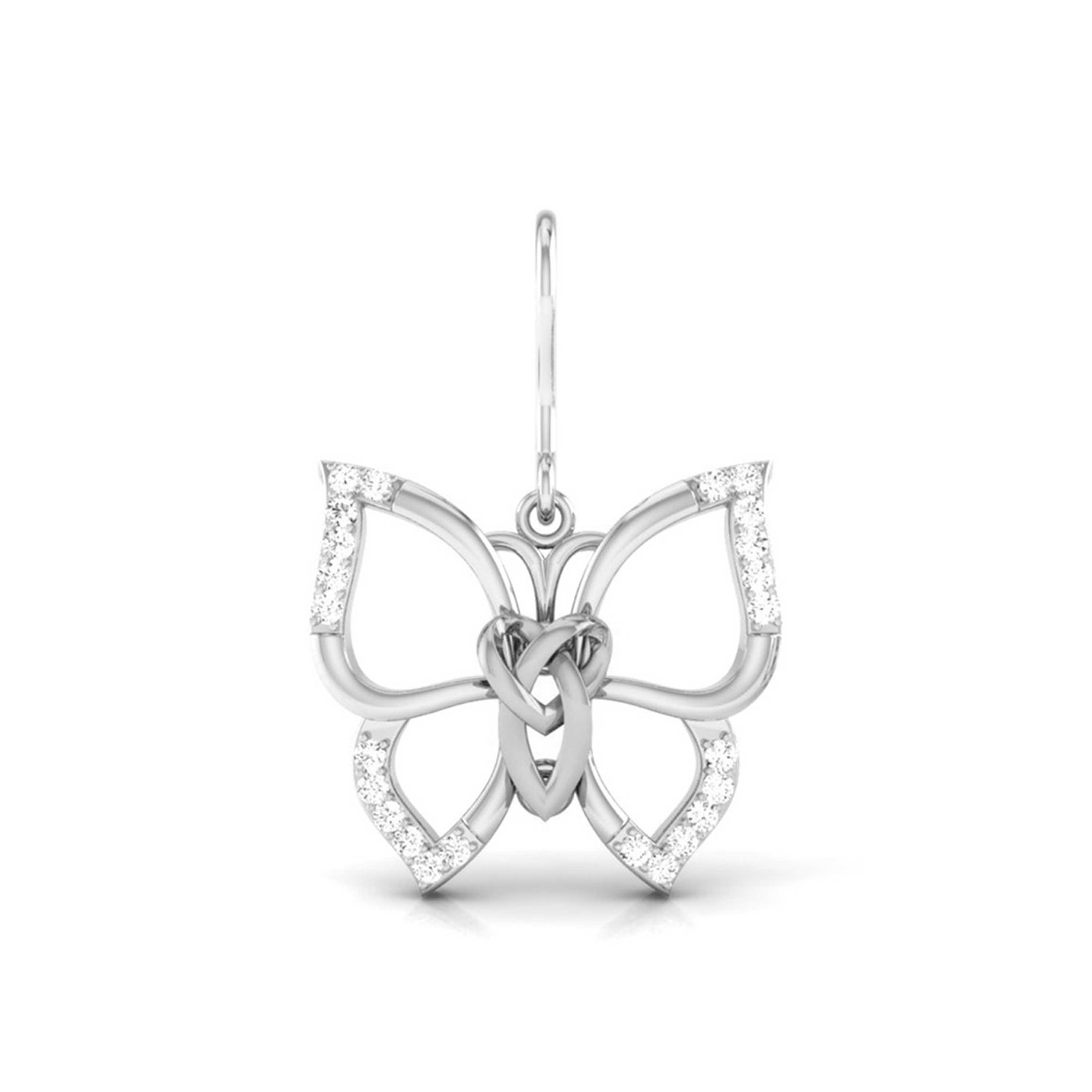 The Weight She Carries Lightly Diamond Hoops