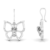 The Weight She Carries Lightly Diamond Hoops