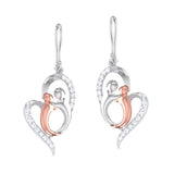 A Mother's Quiet Forever Diamond Hoops