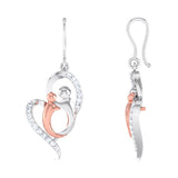 A Mother's Quiet Forever Diamond Hoops