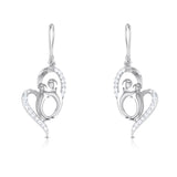 A Mother's Quiet Forever Diamond Hoops