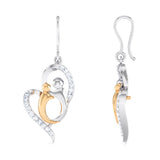 A Mother's Quiet Forever Diamond Hoops