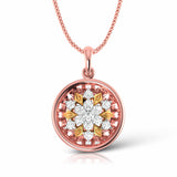 A Compass of Her Own Quiet Diamond Pendant