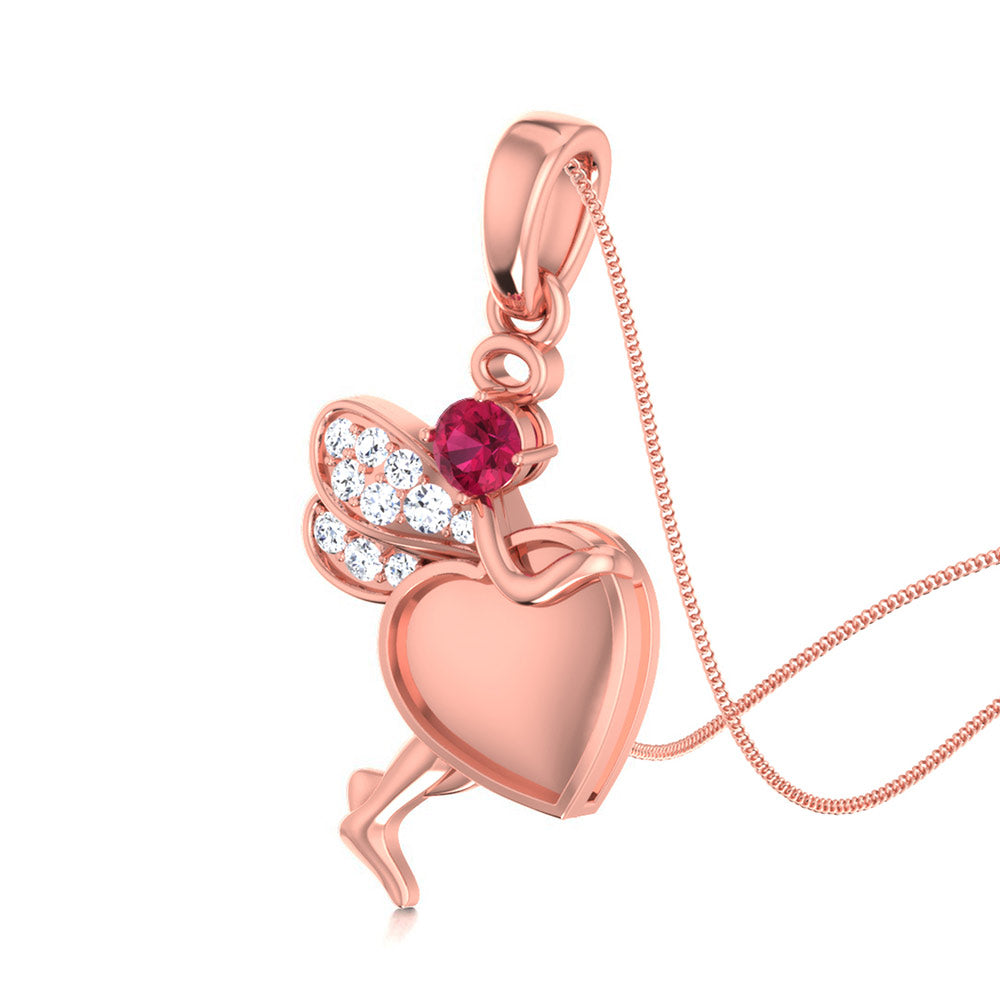 Little Messenger Ruby Pendant