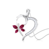 Eternal Blossom Heart Pendant