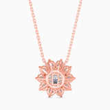Sunrise Solitaire Pendant