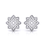 She Blooms Quietly Diamond Studs