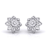 She Blooms Quietly Diamond Studs