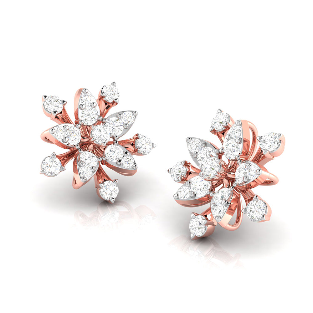 Her Little Fireworks Diamond Studs