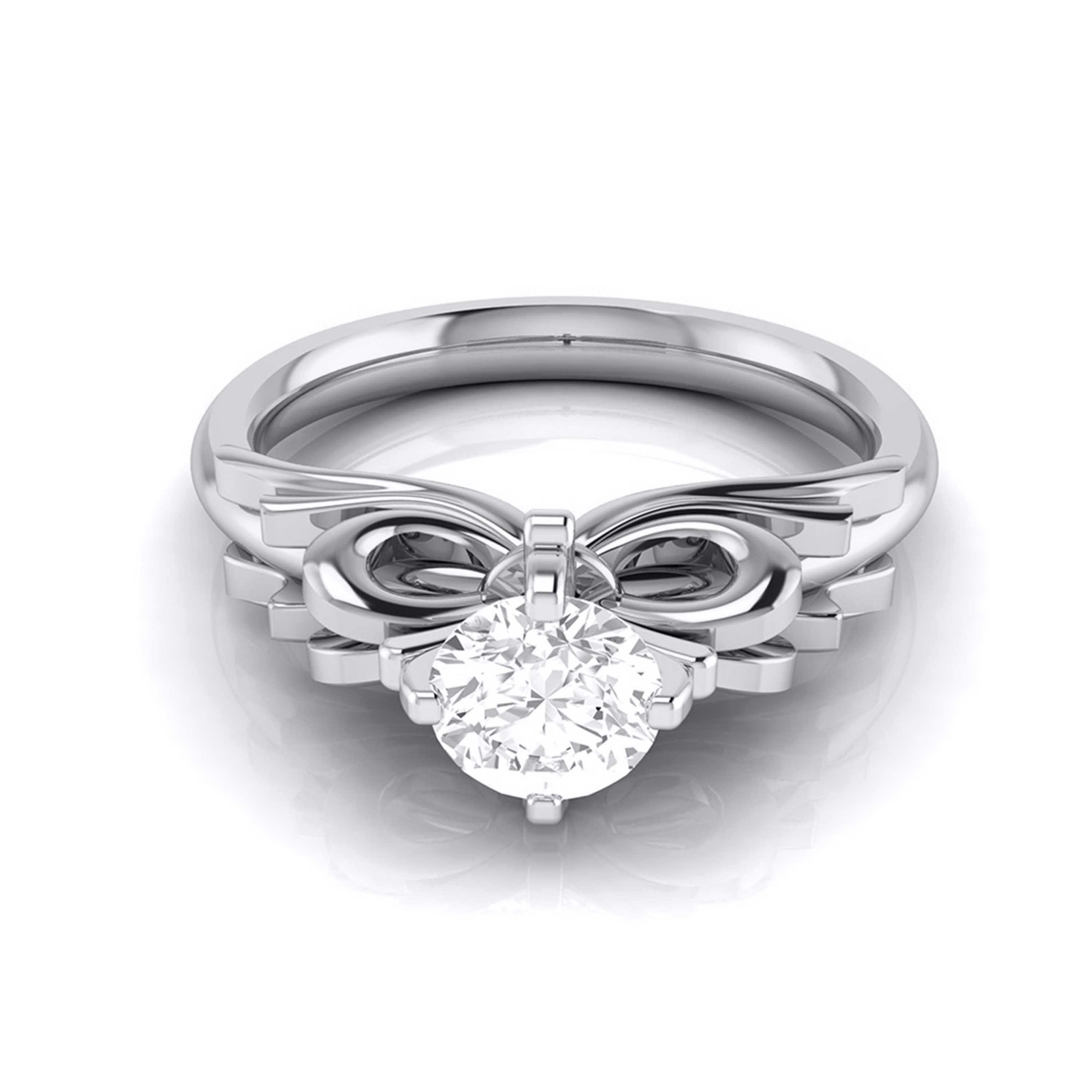 The First Yes Diamond Solitaire Ring