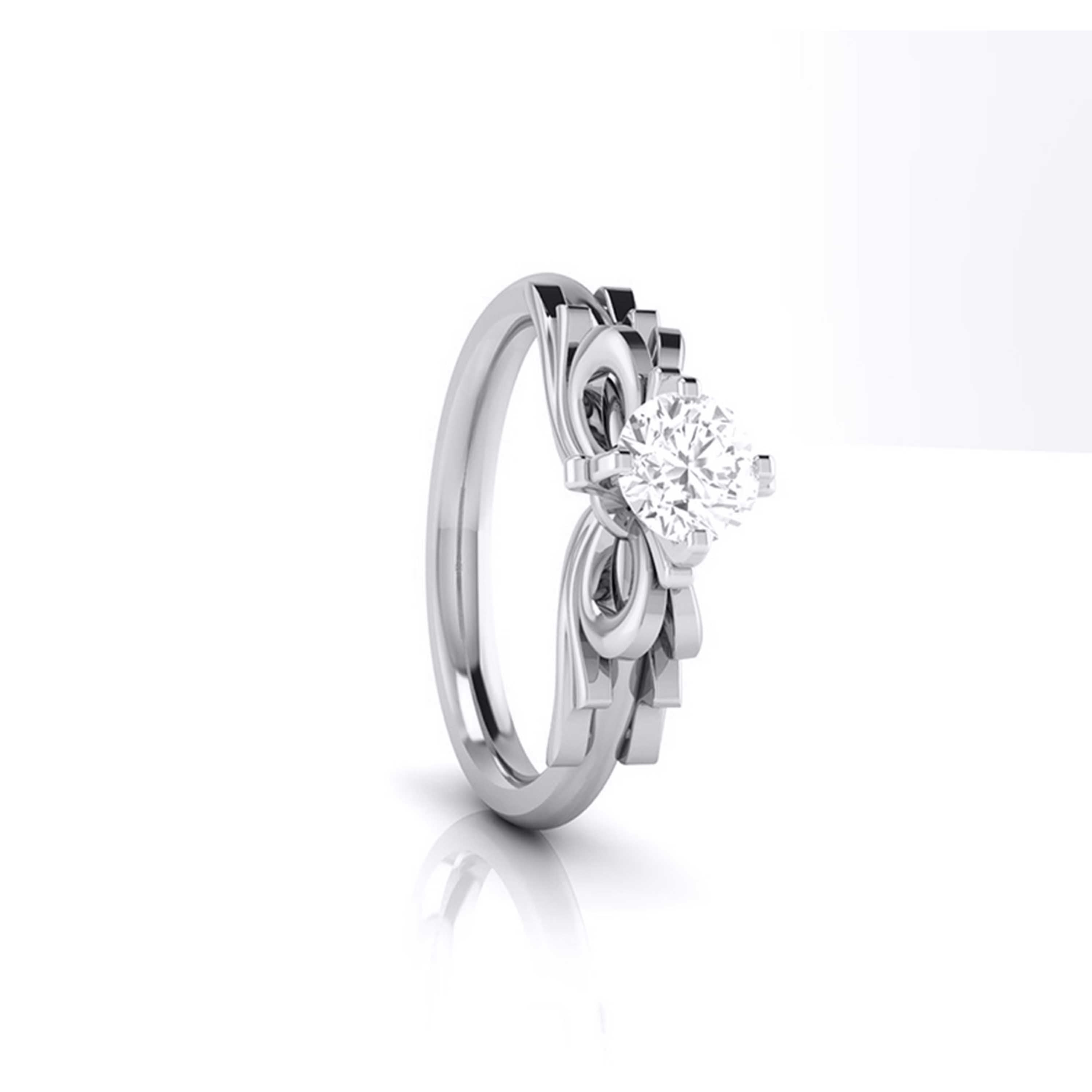 The First Yes Diamond Solitaire Ring