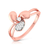 Twilight Petal Diamond Ring