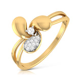 Twilight Petal Diamond Ring