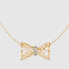 The Bow She Tied for Herself Diamond Pendant
