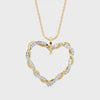 Woven Diamond Pendant