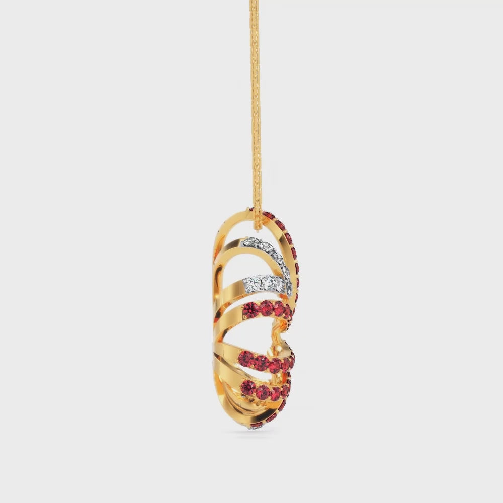Fluttering Heart Pendant